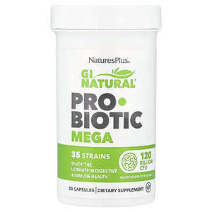 NaturesPlus, GI Natural® Probiotic Mega, 30 капсул