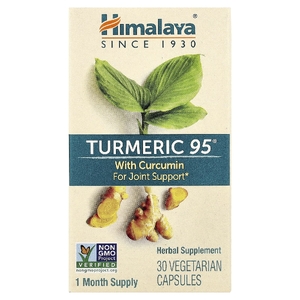 Himalaya, Turmeric 95® с куркумином, 30 вегетарианских капсул