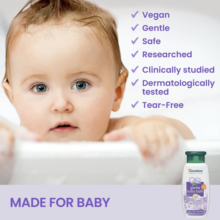 Himalaya, Gentle Baby Bath, мягкая детская ванночка, 400 мл (13,53 жидк. унции)