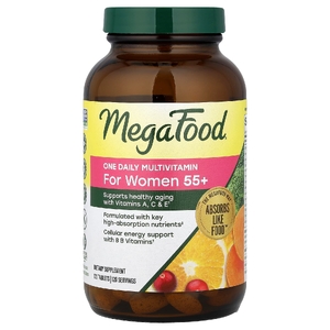 MegaFood, Мультивитаминный комплекс для женщин от 55 лет, 120 таблеток