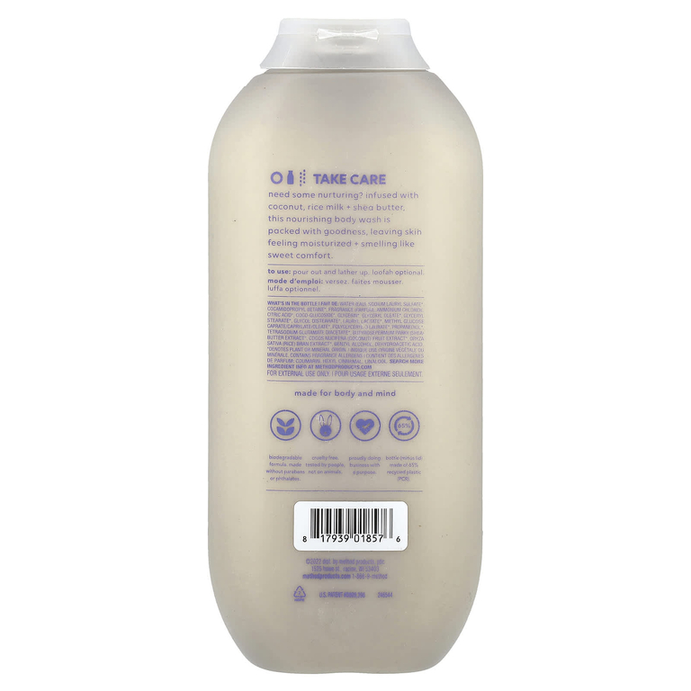 Method, гель для душа, Simply Nourish, 532 мл (18 жидк. унций)