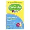 Culturelle, мультивитамины и пробиотики, для детей старше 3 лет, натуральный фруктовый пунш, 50 жевательных таблеток
