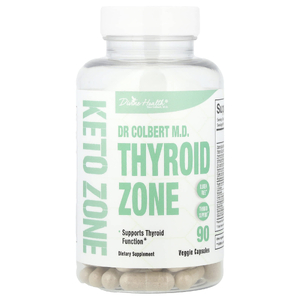 Divine Health, доктора медицины Кольбера Thyroid Zone, 90 растительных капсул