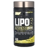 Nutrex Research, LIPO-6 Black Intense, ультраконцентрат, 60 черных капсул
