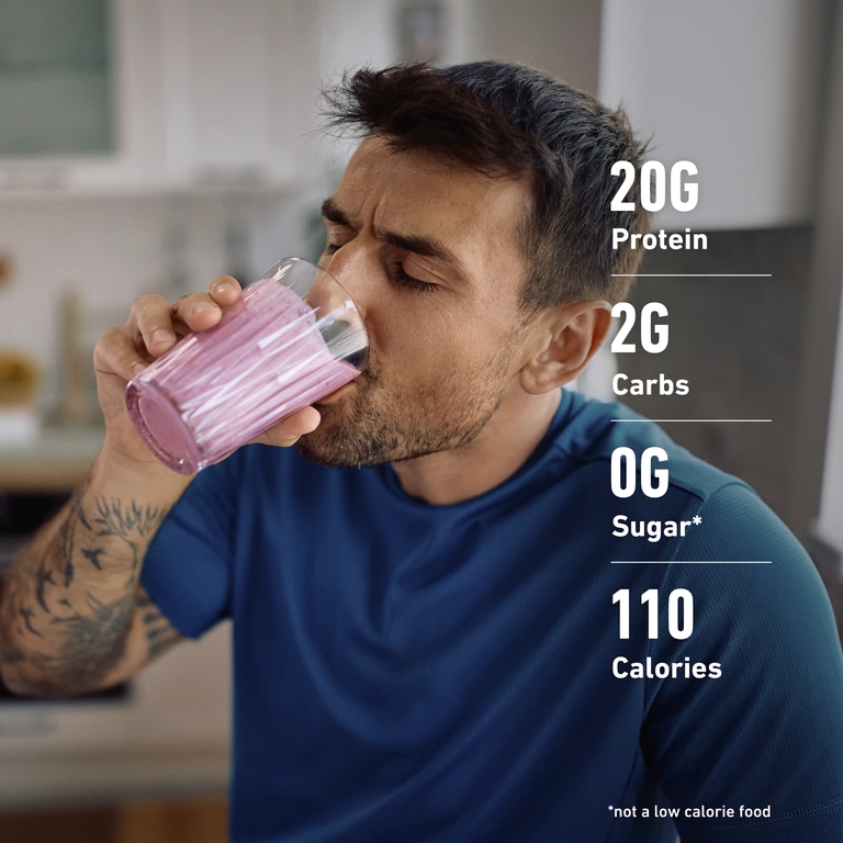  Isopure, протеиновый порошок с низким содержанием углеводов, клубника, 454 г (1 фунт)