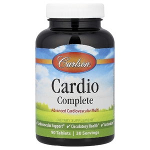 Carlson, Cardio Complete, комплекс для сердечно-сосудистой системы, 90 таблеток