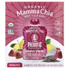 Mamma Chia, Organic Chia Prebiotic Squeeze Snack, клубничный лимонад, 4 пакетика, 99 г (3,5 унции)