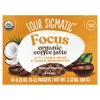 Four Sigmatic, Focus, органический кофе латте с ежовиком гребенчатым и грибами чага, 10 пакетиков по 6 г (0,21 унции)