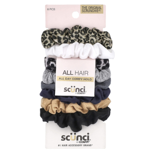 Scunci, Scrunchie®, ассорти, 8 шт. (Товар снят с продажи) 
