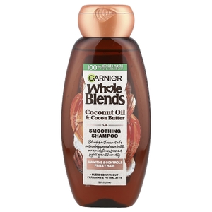Garnier, Разглаживающий шампунь Whole Blends, «Масла кокоса и какао», 370 мл