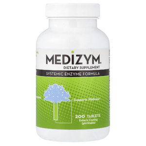 Naturally Vitamins, Medizym®, формула системных ферментов, 200 таблеток
