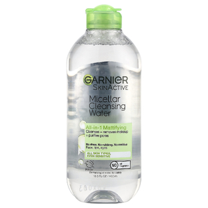 Garnier, SkinActive, мицеллярная очищающая вода, универсальное матирующее средство, 400 мл (13,5 унции) (Товар снят с продажи) 
