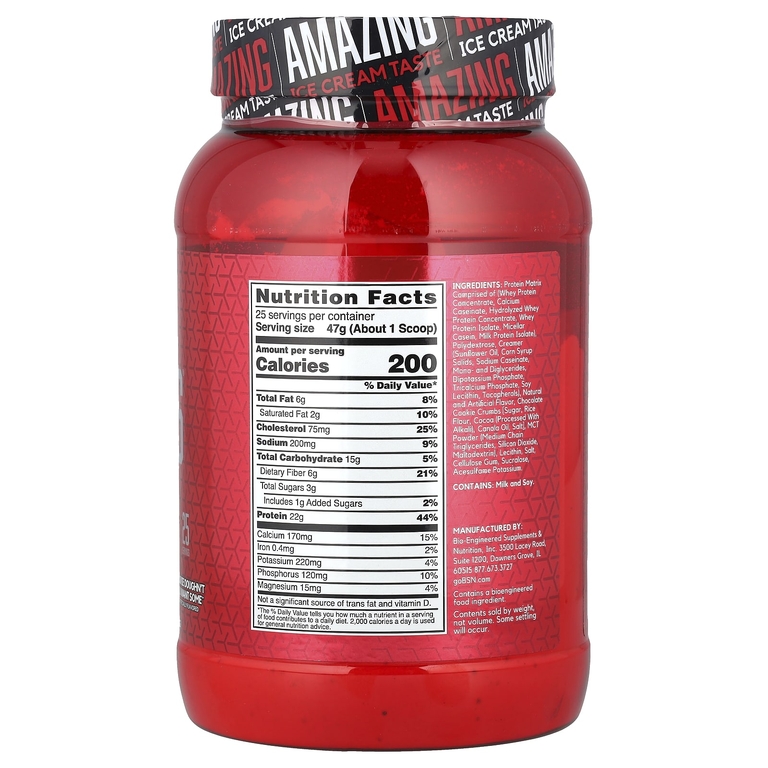 BSN, Syntha-6®, протеиновый порошок, сливочное масло с холодными камнями, печенье Doughn't You Want Some ™, 1,17 кг (2,59 фунта)