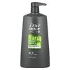 Dove, Men + Care, шампунь и кондиционер 2 в 1, Fresh & Clean, 750 мл (25,4 жидк. унц.) (Товар снят с продажи) 
