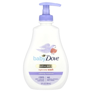 Dove, для детей, для ухода за чувствительной кожей, для ночного умывания, успокаивающее увлажняющее средство, 384 мл (13 жидк. унций)