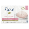 Dove, Мыло Beauty Bar с глубоким увлажнением, розовое, 4 насадки по 4 унции (113 г) каждая