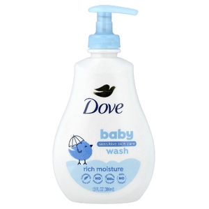 Dove, детский гель для душа для чувствительной кожи, насыщенное увлажнение, 384 мл (13 жидк. унций)