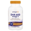 OmegaVia, DHA 600 Omega-3, 600 мг, 120 мягких капсул