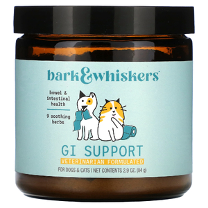 Dr. Mercola, Bark & Whiskers™, поддержка желудочно-кишечного тракта, для кошек и собак, 84 г (2,9 унции)