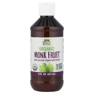 NOW Foods, Real Food, органический архат, жидкий подсластитель с нулевой калорийностью, 237 мл (8 жидк. унций)