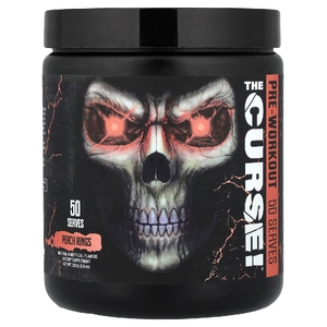 JNX Sports, The Curse, предтренировочная добавка, персиковые кольца, 250 г