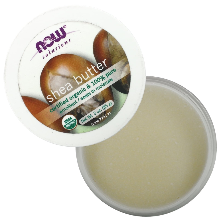 NOW Foods, Solutions, органическое масло ши, 85 г (3 унции)