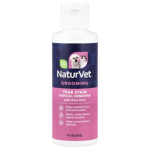 NaturVet, Tear Stain, средство для местного удаления, алоэ, для собак и кошек, 118 мл (4 жидк. унц.)