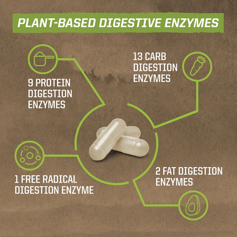 Sunwarrior, Digestive Enzymes, Enzorb, 90 веганских капсул