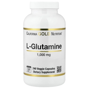 California Gold Nutrition, L-глютамин, 1000 мг, 240 растительных капсул
