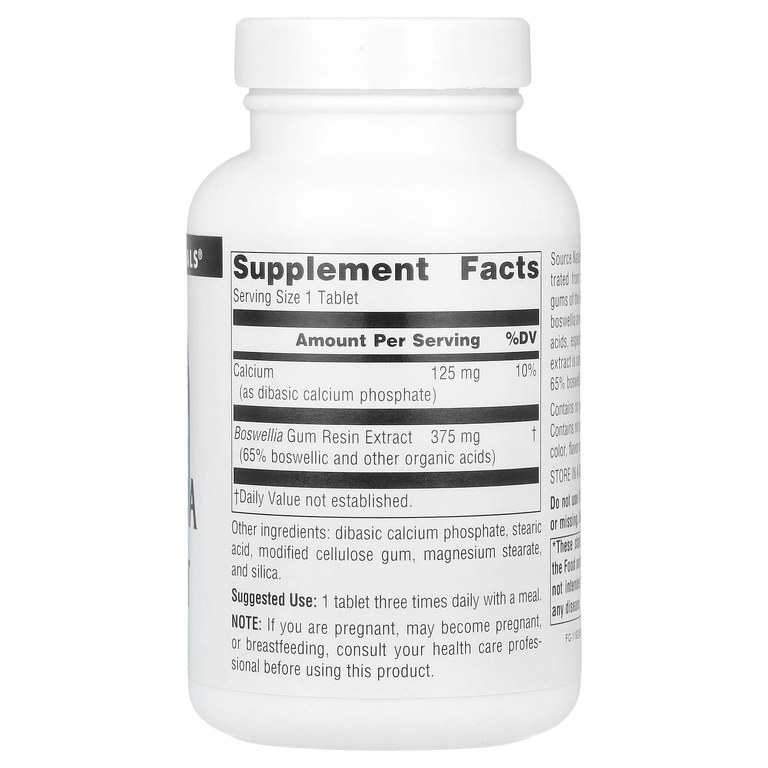 Source Naturals, экстракт босвеллии, 100 таблеток