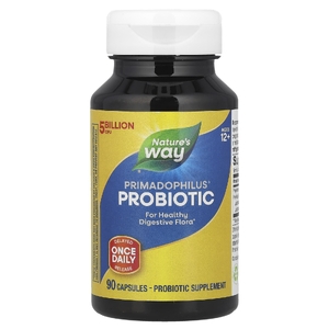 Nature's Way, Primadophilus®, пробиотик, для детей старше 12 лет, 5 млрд КОЕ, 90 капсул