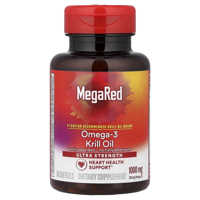 Schiff, MegaRed®, масло криля с омега-3, 1000 мг, 60 капсул