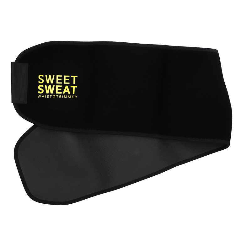 Sports Research, Sweet Sweat®, триммер для талии, большой размер, черный и желтый, 1 пояс
