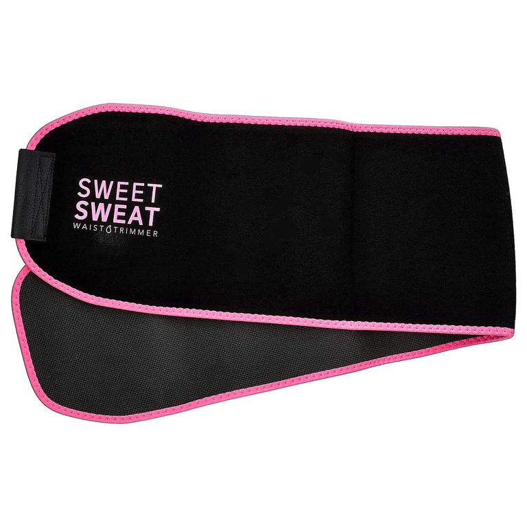 Sports Research, Sweet Sweat, пояс для похудения, маленький, черный и розовый, 1 шт.