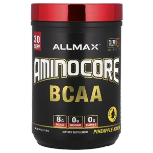 ALLMAX, AMINOCORE™ BCAA, ананас и манго, 345 г (0,76 фунта)