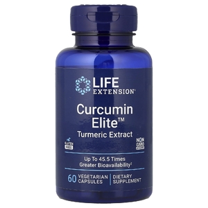 Life Extension, Curcumin Elite™, экстракт куркумы, 60 вегетарианских капсул