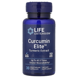 Life Extension, Curcumin Elite™, экстракт куркумы, 30 вегетарианских капсул