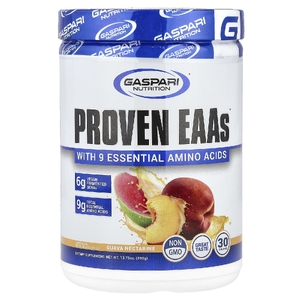 Gaspari Nutrition, Proven EAAs™ с 9 незаменимыми аминокислотами, со вкусом гуавы и нектарина, 390 г (13,75 унции)