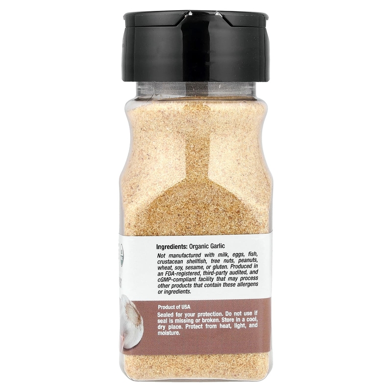 California Gold Nutrition, Foods, органический чесночный порошок, 104 г (3,7 унции)