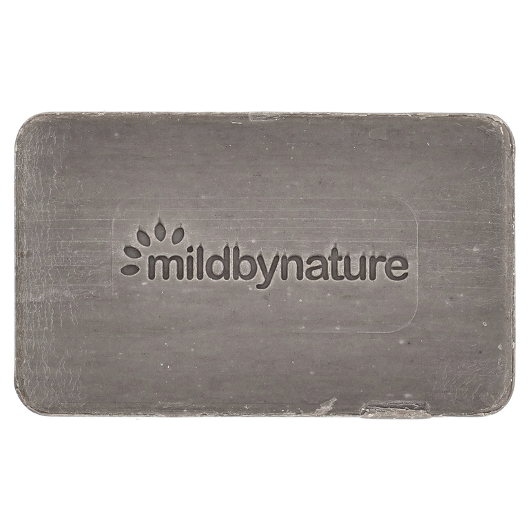 Mild By Nature, очищающее кусковое мыло с глиной, с ароматом эвкалипта и перечной мяты, с ископаемой глиной, 141 г (5 унций)