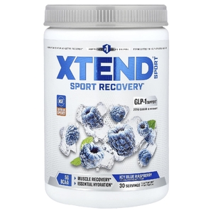 XTEND, Sport, 7 г аминокислот с разветвленной цепью (BCAA), со вкусом голубой малины, 345 г (12,2 унции)