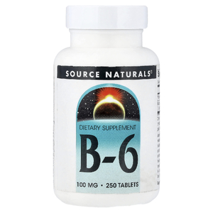 Source Naturals, B-6, 250 таблеток