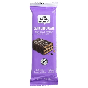 Little Secrets, вафли из темного шоколада, с морской солью, 40 г (1,4 унции) (Товар снят с продажи) 