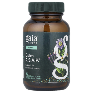 Gaia Herbs, Calm A.S.A.P.®, 60 капсул Liquid Phyto-Caps®