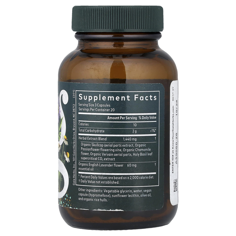 Gaia Herbs, Calm A.S.A.P.®, 60 капсул Liquid Phyto-Caps®