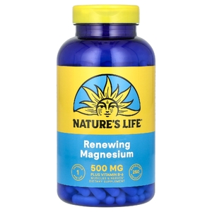 Nature's Life, восстанавливающий магний, 250 капсул
