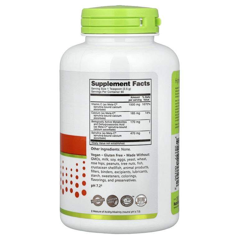 NutriBiotic, Immunity, Meta-C® в порошке, 227 г (8 унций)