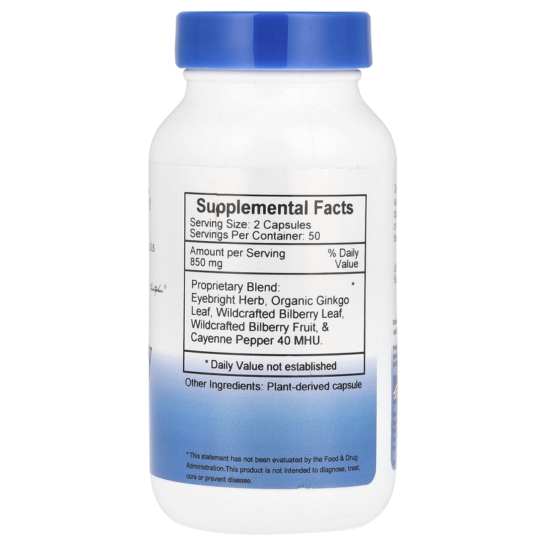Christopher's Original Formulas, черника, 100 вегетарианских капсул